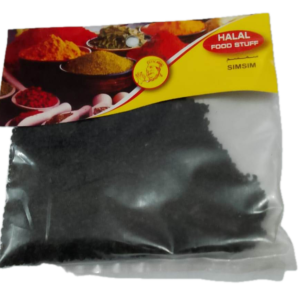Halal food stuff Simsim Black
